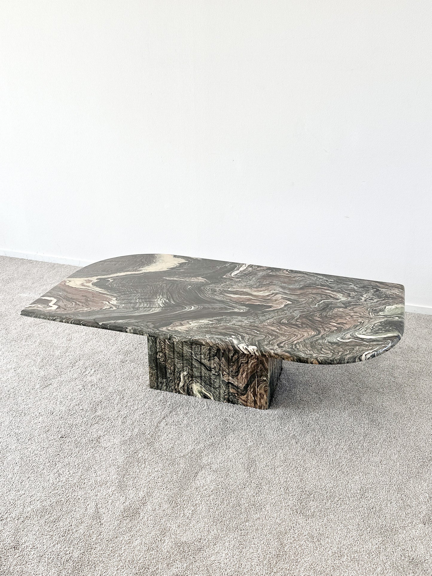 PENDING — Vintage Marble Coffee Table, Italy // 1980s